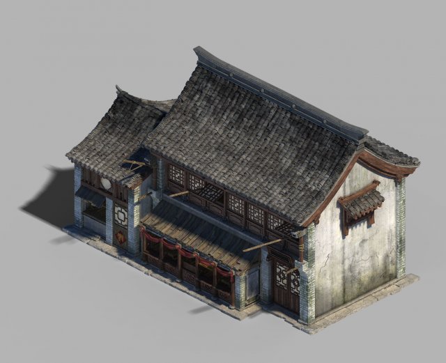 dali-architecture-shop 03 3D Model .c4d .max .obj .3ds .fbx .stl .blend 