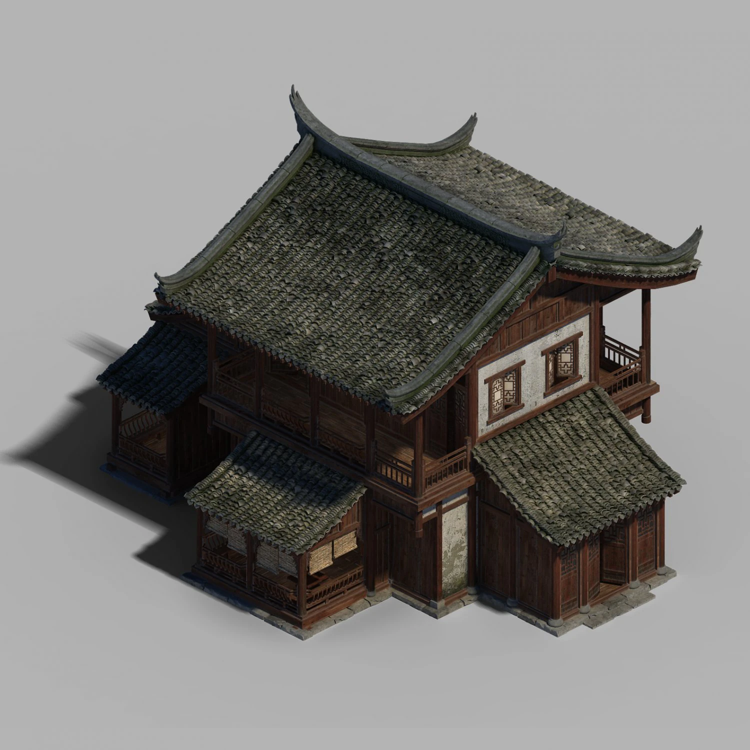 dali-private house-architecture 01 3D Model .c4d .max .obj .3ds .fbx .stl .blend 
