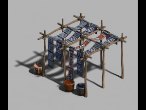 dali-dyeing-cloth 02 3D-Modell