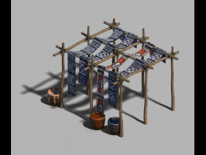 dali-pano tingido 02 Modelo 3D