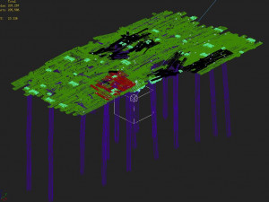 surface-yellow river dam-horizontal surface 03 3D 模型