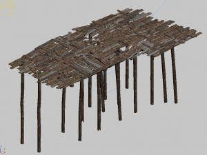 surface-yellow river dam-horizontal surface 03 3D 模型