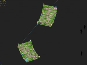 surface-yellow river dam-step road 3D Model