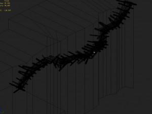 surface-yellow river-plank road 3D Model