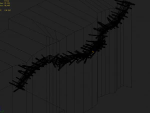 surface-yellow river-plank road 3D Model