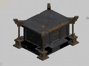 underground palace-tomb-altar 18 Modello 3D