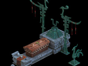underground palace-bronze-tomb 67 3D Model