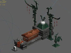underground palace-bronze-tomb 67 3D Model