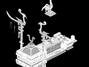 underground palace-bronze-tomb 67 Modelo 3D