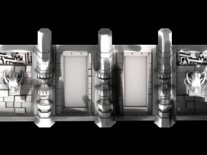 underground city-wall 3D Model