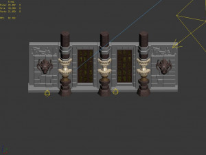 underground city-wall Modello 3D