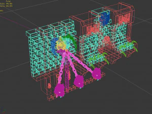 underground city-wall 03 3D Model
