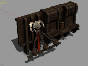 underground city-wall 03 3D 모델