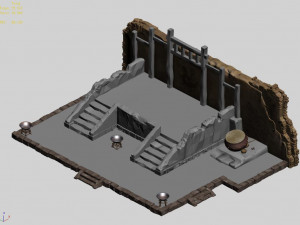 dianjiangtai-barracks-war 74 3D Модель