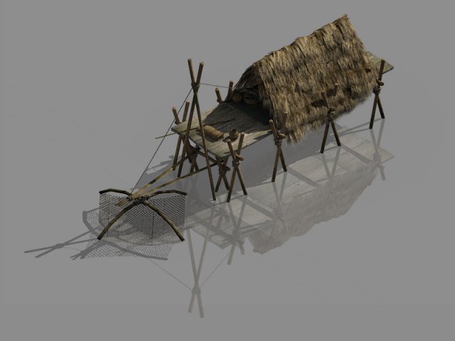 diaoyutai-fishing-fishermen 3Dモデル .c4d .max .obj .3ds .fbx .stl .blend 