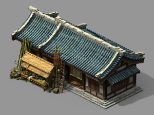 东城杂货店 3D 模型