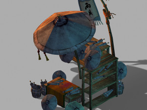 hat-fur clothes-rain gear 12 Model 3D