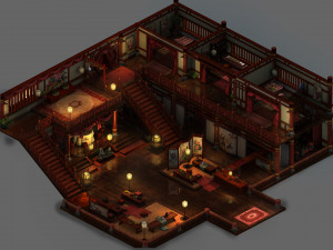 vacation-pavilion-wanhua hotel interior 12 3D Model