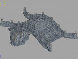 emei school-stone-bridge 158 3D-Modell