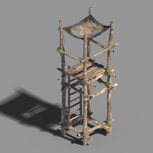 dharma field-architecture-observatory 03 3D Model .c4d .max .obj .3ds .fbx .stl .blend