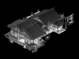 restaurant-grocery store-lantern 12 3D Model