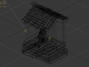 fengdu-temple-stone lion-religion 3D Модель