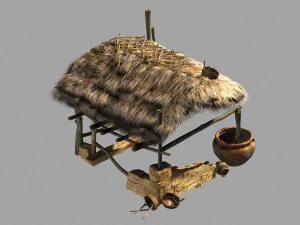 bijl bende-stal-paard 330 3D Model