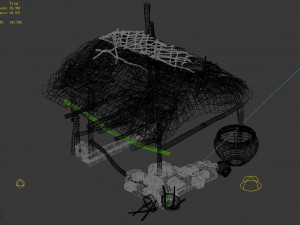 axe gang-stable-horse 330 Modèle 3D