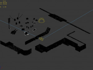 port-terrain-props-stone ladder-treasure box 6 3Dモデル