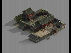 gao laozhuang-architecture-siheyuan 12 3D 모델
