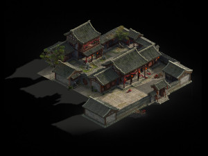 gao laozhuang-architecture-siheyuan 12 3D Модель