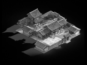 gao laozhuang-architecture-siheyuan 12 3D Модель