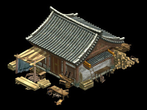 craftsman-lumber yard 12 3D Model