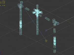 industrial production-drilling rig 71 3D Model