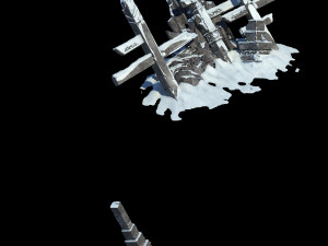 public map-big stone stele-extreme cold 32 3D Модель