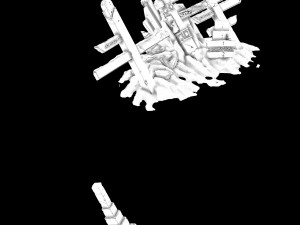 public map-big stone stele-extreme cold 32 3D Модель