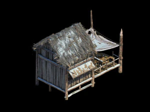 public map-snow-chalet 31 3D Model