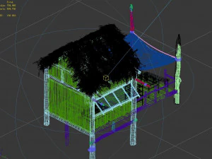 public map-snow-chalet 31 3D Model