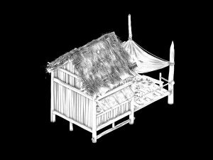 public map-snow-chalet 31 3D Model