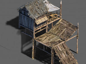 public map-snow-chalet 33 Modelo 3D