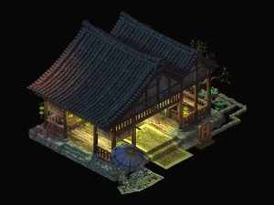 antique shop-collection-word-painting-culture-art 3D Model
