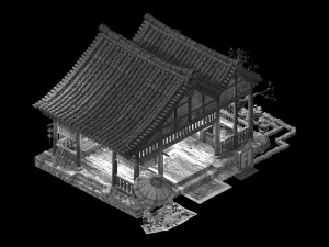 antique shop-collection-word-painting-culture-art 3D Model