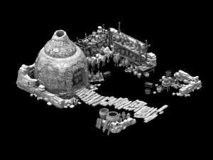 antique-cultural relics-art-ceramics 01 3D Model