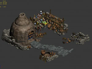 antique-cultural relics-art-ceramics 01 3D Model