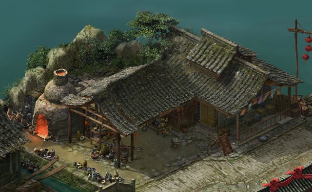 antique-cultural relics-art-ceramic workshop 12 3D 模型 .c4d .max .obj .3ds .fbx .stl .blend 