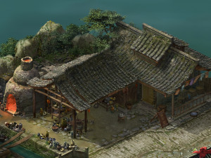 antique-cultural relics-art-ceramic workshop 12 3D Model