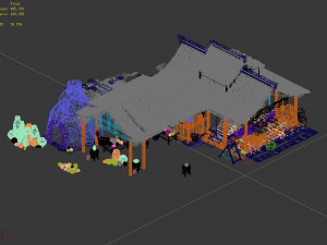 antique-cultural relics-art-ceramic workshop 12 3D 模型