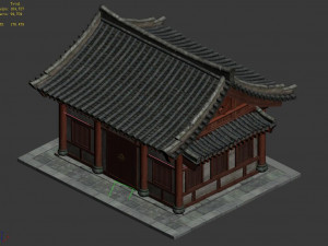 ancient building-wing room 01 Modello 3D