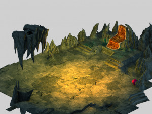monster cave mansion-bajie cave mountain 3D मॉडल