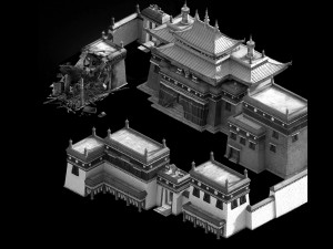 guanyinyuan-religion-damaged-temple 12 3D 模型